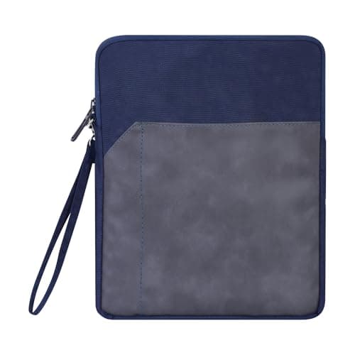 Tab-Pro Tablet Sleeve Bag Water-Resistant Case Cover Fits Upto 11.6 inch Tablets for Samsung/Lenovo/Galaxy Tab A9 Plus/S8/S9/Realme Pad/Honor X9/Xiaomi Mi pad 6/Redmi Pad/Oneplus Pad (Blue+Grey)