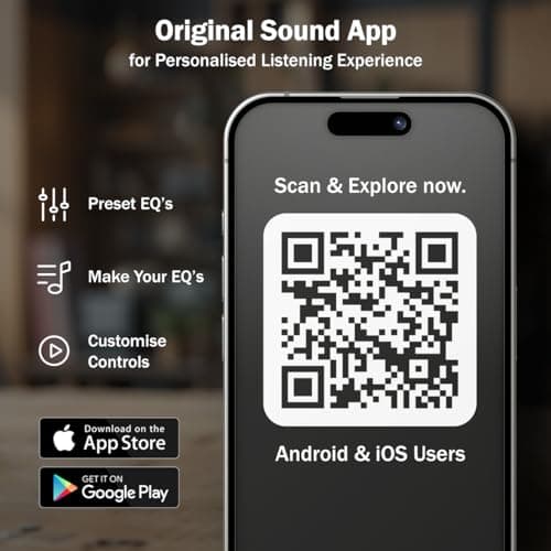 pTron Bassbuds Eon in-Ear TWS Earbuds w/ 13mm Drivers, 45Hrs Playtime, Dual HD Mic & TruTalk AI-ENC Calls, Custom EQ,Mobile App, Bluetooth v6.0 Headphones,Voice Assist., Type C Charging & IPX5 (Black) 6