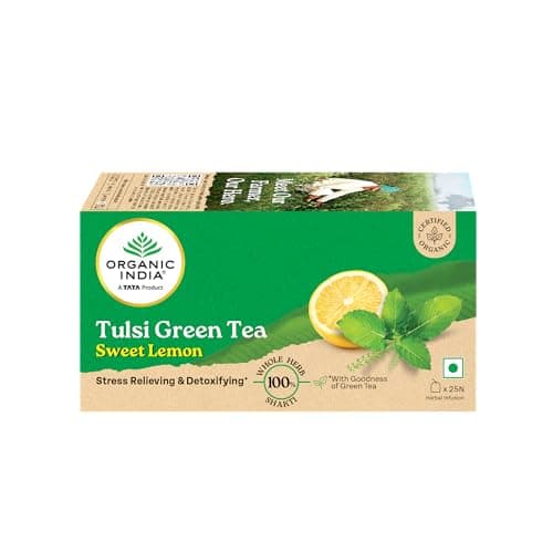 Organic India Tulsi Sweet Lemon 25 Tea Bags 5