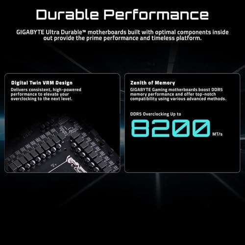 GIGABYTE X870 Gaming WIFI6 AMD AM5 LGA 1718 Motherboard, ATX, DDR5, 3X M.2, PCIe 5.0, USB4, WiFi 6, 2.5GbE LAN, EZ-Latch, 3-Year Warranty 3