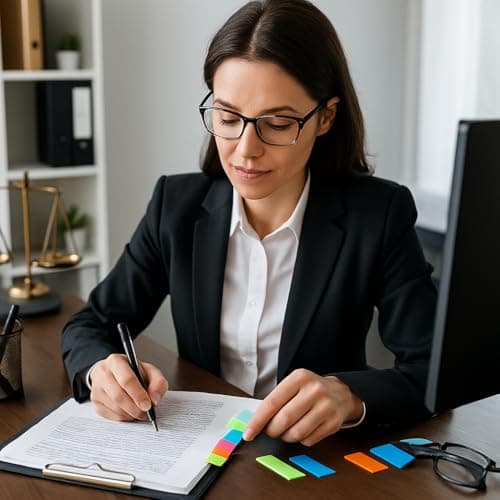COI Note Pad/Memo Book with Sticky Notes & Clip Holder with Pen for Gifting 3