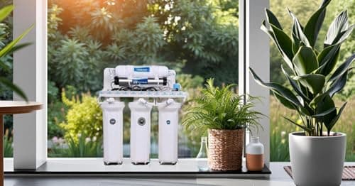 Reliant 5 Stage Water Purifier with Activated Carbon, Wall Mounted 30-35 liters per Hour (No TDS Reduction, No water wastage and No RO, White, 1 Piece 5