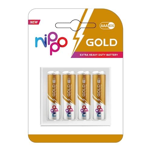 Nippo 4 DG Zinc Carbon AAA Battery - Pack of 4
