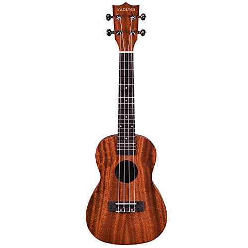 Kadence UKC03C Concert 23" Acoustic Ukulele | Mahogany Wood | Comes with Tuner and Bag | Includes Learning Course | Brown 4