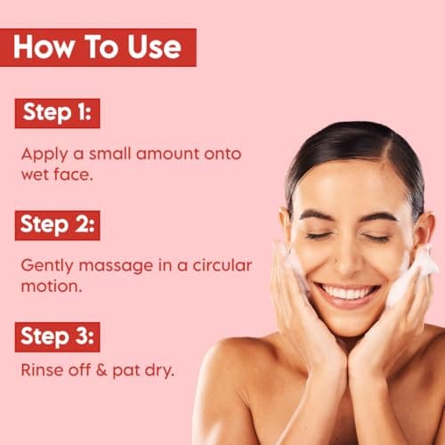 Clensta Red Aloe Vera Moisturizing Face Wash | Gentle Skin Cleanser With 0.1% Hyaluronic Acid & Aloe Vera Extract | For Daily Use | For Women & Men | Gentle Cleanser, Hydrating - 100Ml | New Launch 5