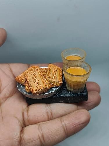 Bumbleberry Chai Biscuit Miniature 3D Food Fridge Magnet | Kitchen Decor | Handmade in India | 3D Fridge Magnets | Best for Gifting 5