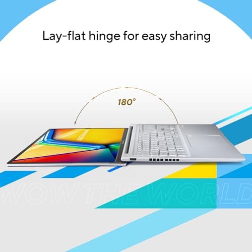 ASUS Vivobook 16, Intel Core i5-12500H, 16GB RAM, 512GB SSD, FHD+ 60Hz 300Nits, 16", Windows 11, MS Office Home, Transparent Silver, 1.88KG, X1605ZAC-MB541WS, Fingerprint, 42Whr Battery Laptop 5