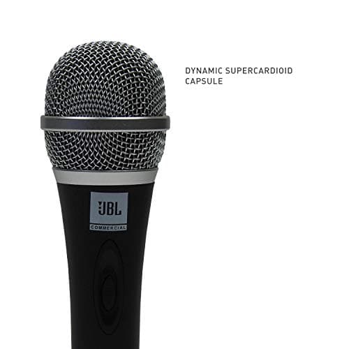 JBL Commercial CSHM10 Handheld Dynamic XLR Unidirectional Microphone With On/Off Switch (Cable Not Included) Black, Medium 2