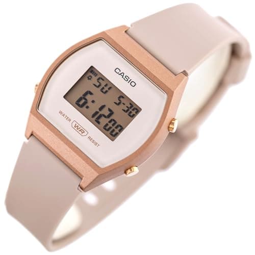 Casio Vintage LW-204-4ADF Rose Gold Digital Dial Pink Resin Strap D213 2