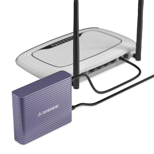 Ambrane Mini Powerbank/UPS 12V WiFi Router Modem, Backup Upto 5 Hours, 3x2000mAh = 6000mAh Battery | Output up to 2A, WiFi Router Power Backup for Electricity Cuts,Portable Ups (CyberVolt 2,Purple)