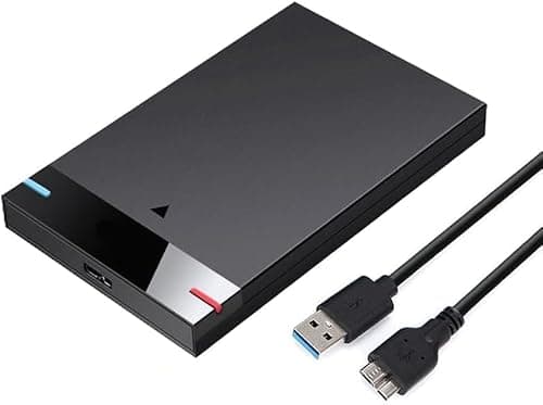 CARE CASE 1TB Ultra Slim Portable External Hard Drive USB3.0 HDD Storage for PC, Desktop, Laptop, MacBook, Chromebook, Xbox One.(V-G)(k)