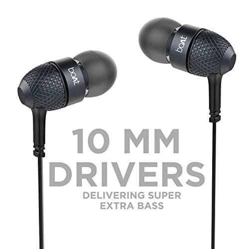 Boat Bassheads 220 Wired in Ear Earphones(Black Indi) 2