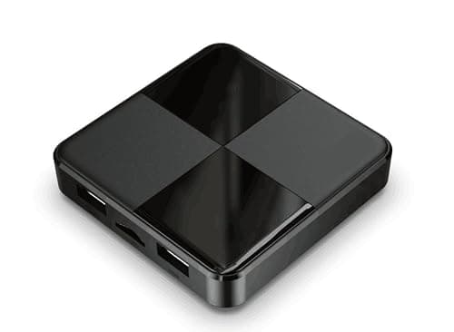 AJUK X98Q Mini Pc Box with Amlogic S905W2 Quad core Processor - 4K UHD Video, 2GB RAM, 16GB ROM, Dual-WiFi, Bluetooth 4