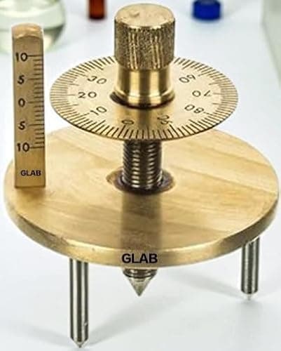 GLAB INDIA Double Disk Spherometer for Laboratory Use | Precision Measurement Instrument for Physics and Chemistry Labs 3