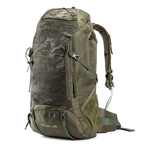 Tripole Air Trekking and Travel Rucksack with Rain Cover and Laptop Sleeve | 3 Year Warranty (Green, 46L) 4