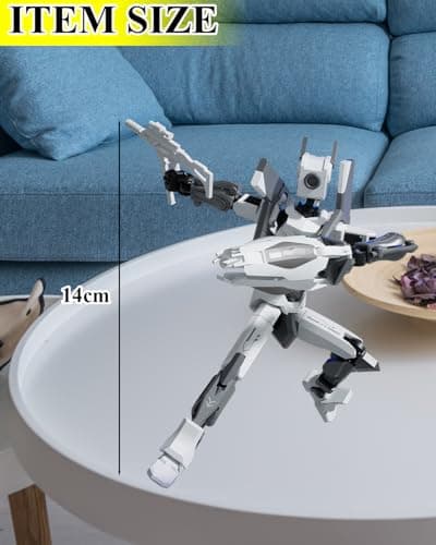INOCEAN T13 Action Figure, Dummy 13 Action Figure Toy Articulated Movable Robot, Freedom Action Figure with Rotating Bearing Luxury Multi Weapons DIY, for Adult Children Men Collection Decoration 2