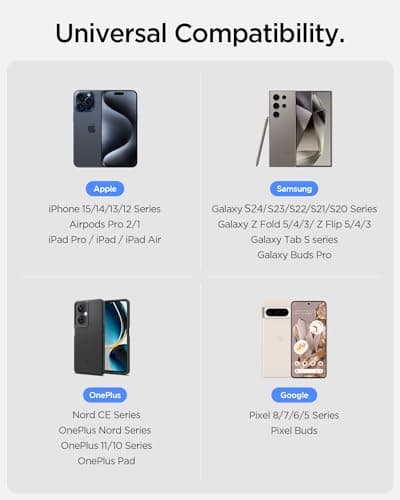 Spigen ArcPack 10000mAh Power Bank, PD3.0, Fast Charging, 22.5W Max Output, 2 Type-C Ports, 1 USB-A Port - (Aluminum, Black) 6