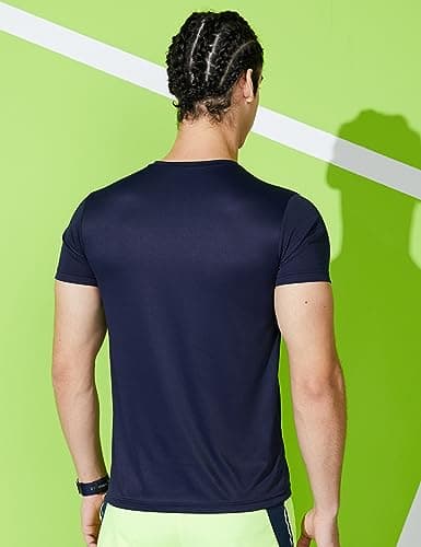 Amazon Brand - Symactive Men's Round Neck Sports T-Shirt (SS19-SYSP-01A_Small_Navy) 3