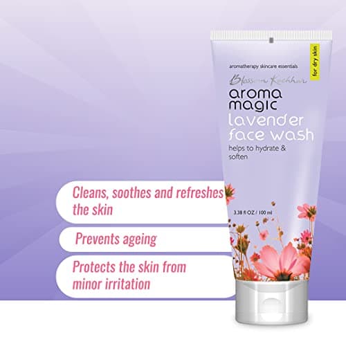 Aroma Magic Lavender Face Wash – Hydrating & Nourishing Cleanser with Rose Oil & Orange Extract for Dry & Sensitive Skin – 100ml 2