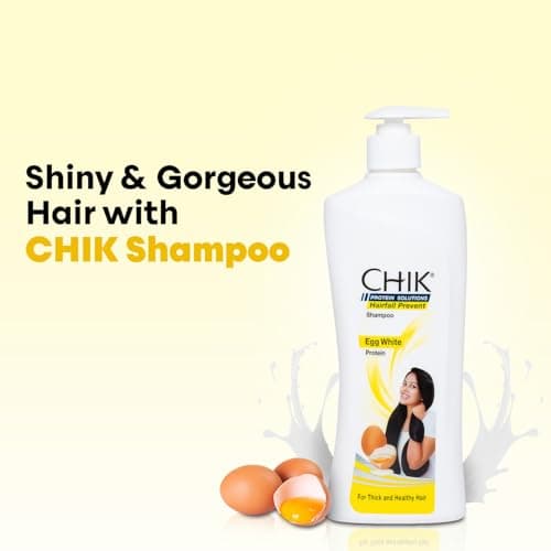 Chik Protein Solution Hairfall Prevent Shampoo, With Goodness Of Egg White, For Thick And Healthier Hair | For Men & Women | 340ml 4