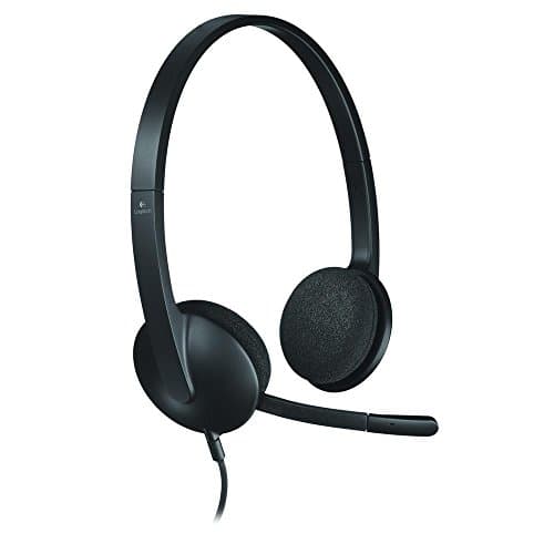 Logitech - Computer Accessories H340 Wired On Ear Headphone with Mic (Black)