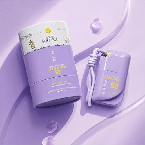 Sokora Sunscreen SPF 50 PA+++ Broad Spectrum UVA/UVB & Blue Light Protection Brightening UV Defense Lightweight, Non-Greasy, No White Cast Daily Face Sunscreen for All Skin 50 ml 2