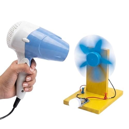 ERH India DIY Wind Mill Science Project Kit for School Students Physics Working Model STEM Educational Learning Activity for Kids Science Exhibition Projects