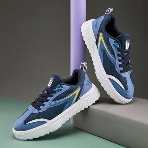 Campus Men's Static Navy/R.Slate Sneakers - 7UK/India 1 Pair 2