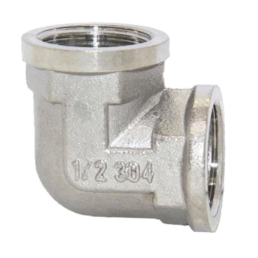 5x1/2'' Stainless Steel Female Thread Pipe Fitting Coupling Connector #2| Plumbing Pipe Fittings | Universal Fitting