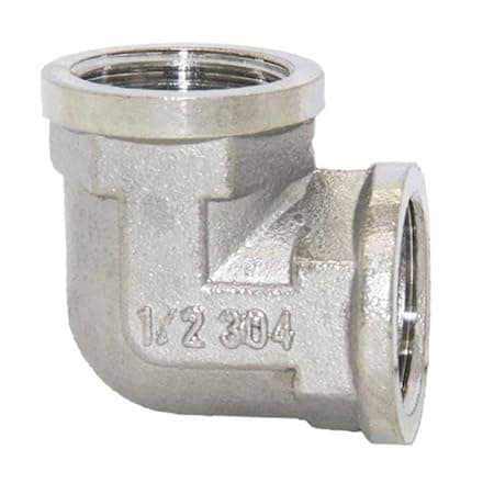 5x1/2'' Stainless Steel Female Thread Pipe Fitting Coupling Connector #2| Plumbing Pipe Fittings | Universal Fitting