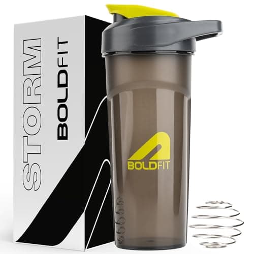 Boldfit Gym Shaker for Protein Shake Leakproof Shaker Bottles for Protein, Preworkout and Bcaa Shake, Protein Shaker Bottle for Gym Gym Bottle for Men and Women Black - 600 Ml