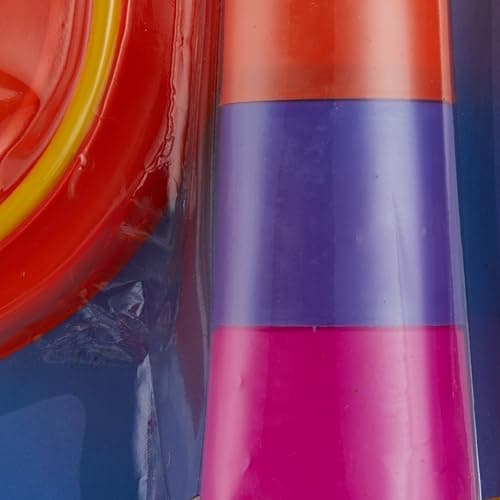 Niku 2 in 1 Ring Toss Game for Kids | Indoor Outdoor Fun Learning Activity Toy | Stacking Rings & Target Throw Game | Multicolor Plastic Toy for Baby | Birthday Gift for 1-5 Years 4