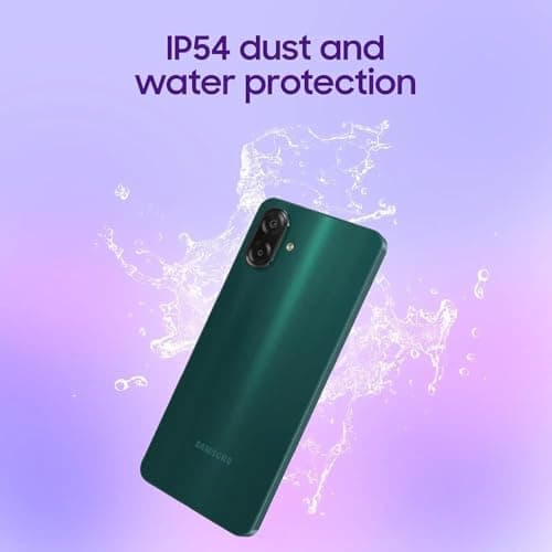 Samsung Galaxy A07 LTE (Green, 4GB RAM, 64GB Storage) | 50MP Dual Camera | 6.7 Inch HD+ Display | 90Hz Refresh Rate | MediaTek Helio G99 (6nm) | IP54 | 6 Gen OS Upgrade and Security Update 4
