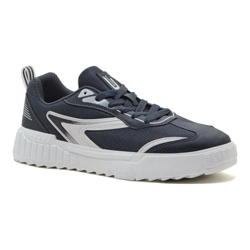 Campus Men's Static D.Gry/WHT Sneakers - 9UK/India 1 Pair