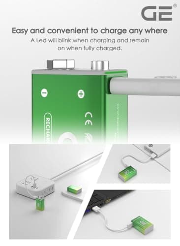 🅶🅴⇝9V-Rᴇᴄʜᴀʀɢᴇ Pʀᴏ Nᴇxᴛ-Gᴇɴ 𝗟𝗜𝗧𝗛𝗜𝗨𝗠 ʙᴀᴛᴛᴇʀɪᴇꜱ 1000mAh - Nᴇᴡ Lᴀᴜɴᴄʜ ɪɴ 2026,ʙᴜɪʟᴛ-ɪɴ 𝗨𝗦𝗕-𝗖 & Wireless Fᴀꜱᴛ ᴄʜᴀʀɢɪɴɢ Pᴏʀᴛ |Pᴀᴄᴋ ᴏꜰ 2 ʙᴀᴛᴛᴇʀɪᴇꜱ|10 ʏᴇᴀʀꜱ ᴏꜰ ʟɪꜰᴇ |1500+ ʀᴇᴄʜᴀʀɢᴇꜱ 3