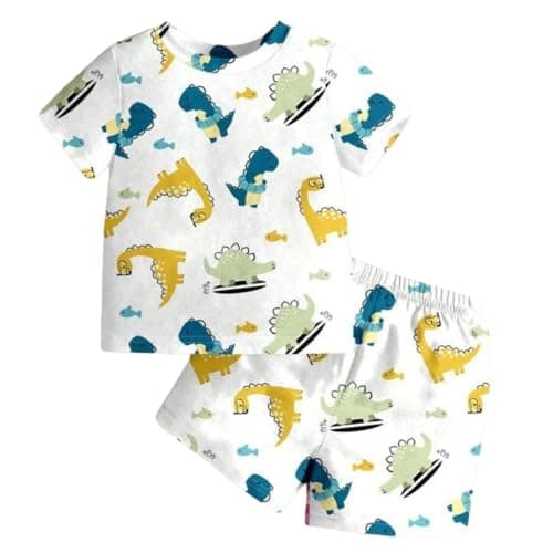 Shree Shyam Kids clothes for boys set – cotton tshirt shorts combo, soft printed outfit, half sleeve round neck, breathable summer wear for baby boy, kids summer wear dress boy