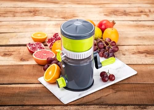 RITU Rapid Portable Compact Juicer Machine for Home | Manual Hand Juicer for Fruits & Vegetables | Handle & Vacuum Locking System | Easy to Use, Shake & Fruit Juicer for All Fruits | Durable Design 5