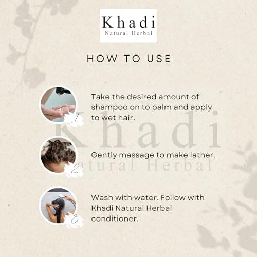 Khadi Natural Herbal Anti Dandruff Aloevera Shampoo 500ml For Healthy & Shiny Hair | Control Hair Fall With 7 Herbal Ingredients | Paraben & Sls Free Shampoo Ayurvedic Hair Cleanser For Women & Men 5