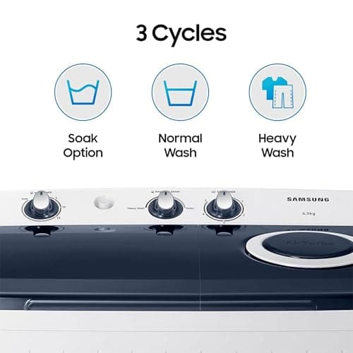 Samsung 6.5 kg, 5 star, Semi-Automatic Top Load Washing Machine (WT65R2200LL/TL, Air Turbo Drying, LIGHT GRAY, 5 Year Warranty on Wash Motor) 3