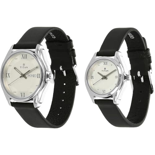 Titan Bandhan Analog Silver Dial Couple's Watch -NM15782489SL03 / NL15782489SL03/NP15782489SL03 2
