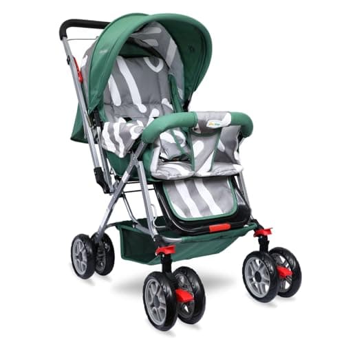 1st Step Yoyo Baby Stroller with 5 Point Safety Harness and Reversible Handlebar Stroller for Baby|Kids|Infants|New Born|Boys|Girls of 0 to 3 Years (Green)