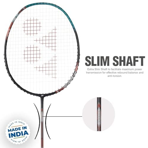 Yonex Badminton Racquet Astrox Attack 9 Turquoise Green G4 4U(80GMS-32LBS)(Made in India), Graphite 3