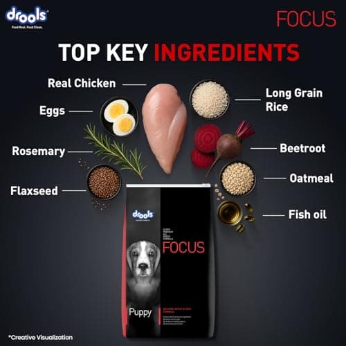 Drools Focus Puppy Super Premium Dog Food, 3kg 5