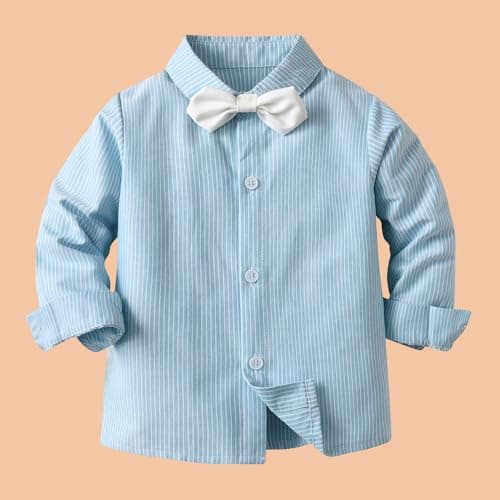 Hoscotch Boys Solid White Full Sleeves Formal Set For Ages(5-6 Years) 4