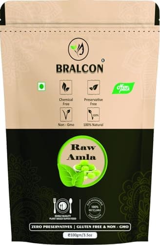 BRALCON Natural Raw Reetha, Amla, Shikakai, Bhringraj, Hibiscus Combo - 500g (100g x 5 Pack) | 100% Natural Whole Dried Shikakai, Reetha Nuts, Amla | Hair Growth | Hair & Skin Care | Pure Raw Form 2