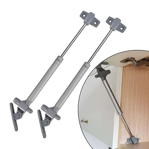 VOLO Gas Spring – 10 Inch Soft Close Hydraulic Lift for Kitchen Cabinets, Overhead Storage & Furniture | Pack of 2, 1-Year Warranty | (50N (5Kg Weight Capacity))
