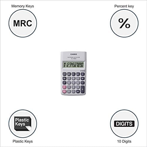 Casio HL-100LB Portable Calculator, 10 Digit 2