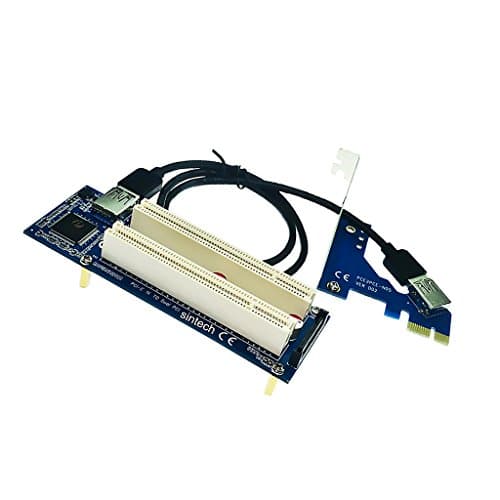BNF® PCI-E Express X1 to Dual PCI Riser Extend Adapter Card with USB 3.0 Cable| Computer Components & Parts |Port Expansion Cards|1 piece PCI-E to Dual PCI Riser Extend Adapter Card 3