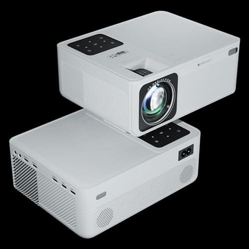 ZEBRONICS PIXAPLAY 58, Smart Projector, 12000 Lumens, 4K Support, 210 Inch Screen Size, Quad Core Processor, Bluetooth, HDMI, USB, WiFi, AUX, 1080p Native, APP Support, Miracast 2