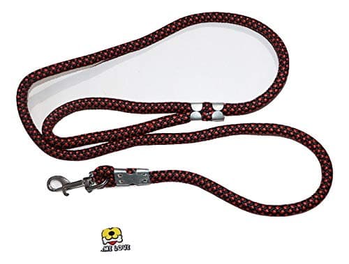 Tame Love™ Natural Cotton Dog Rope Training Leash Cord with Comfortable Handle for Small Dogs of All Breeds with Strong and Durable Cast Hook (9mm) Colours May Vary 2